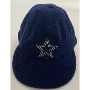 Dallas Cowboys Hat Pro Player NFL Fleece Cap One Size Navy Blue